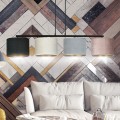 Lampa wisząca z abażurami HILDE 4 BLACK/MIX
