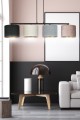 Lampa wisząca z abażurami HILDE 4 BLACK/MIX