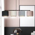 Lampa wisząca z abażurami HILDE 4 BLACK/MIX