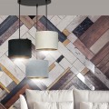 Lampa wisząca abażury HILDE 3 BLACK/MIX PREMIUM