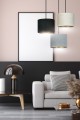 Lampa wisząca abażury HILDE 3 BLACK/MIX PREMIUM