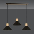 Lampa wisząca ROWEN 3 BLACK