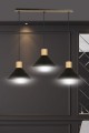 Lampa wisząca ROWEN 3 BLACK