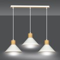 Lampa wisząca ROWEN 3 WHITE