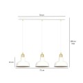 Lampa wisząca IBOR 3 WHITE