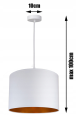 Lampa Sufitowa Wisząca Abażur LOFT #484 