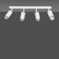 Lampa sufitowa HIRO 4 WHITE/CHROME