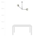 Lampa sufitowa HUNTER 2 BLACK/GRAFIT