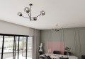 Lampa sufitowa HUNTER 4 BLACK/GRAFIT
