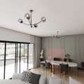 Lampa sufitowa HUNTER 4 BLACK/GRAFIT