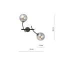 Kinkiet HUNTER K2 BLACK/GRAFIT