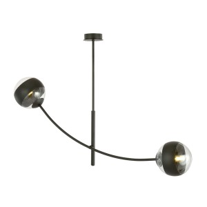 Lampa sufitowa HUNTER 2 BLACK/STRIPE