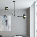 Lampa sufitowa HUNTER 2 BLACK/STRIPE
