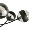 Lampa sufitowa HUNTER 6 BLACK/STRIPE