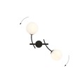 Kinkiet HUNTER K2 BLACK/OPAL