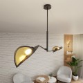 Lampa sufitowa dekoracyjna LOTUS 2 BLACK/GOLD