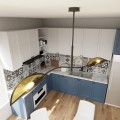 Lampa sufitowa dekoracyjna LOTUS 2 BLACK/GOLD
