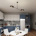 Lampa sufitowa dekoracyjna LOTUS 2 BLACK/GOLD