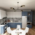 Lampa sufitowa dekoracyjna LOTUS 4 BLACK/GOLD