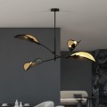 Lampa sufitowa dekoracyjna LOTUS 4 BLACK/GOLD