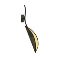 Kinkiet dekoracyjny LOTUS K1 BLACK/GOLD