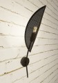 Kinkiet dekoracyjny LOTUS K1 BLACK/GOLD