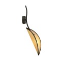 Kinkiet dekoracyjny LOTUS K1 BLACK/RATTAN