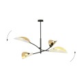 Lampa sufitowa dekoracyjna LOTUS 4 WHITE/GOLD