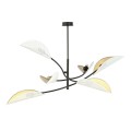 Lampa sufitowa dekoracyjna LOTUS 6 WHITE/GOLD