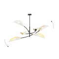 Lampa sufitowa dekoracyjna LOTUS 6 WHITE/GOLD