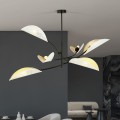 Lampa sufitowa dekoracyjna LOTUS 6 WHITE/GOLD