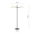 Lampa podłogowa LOTUS LP2 WHITE/GOLD