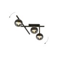 Lampa sufitowa SMART 3 BLACK/STRIPE