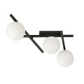 Lampa sufitowa SMART 3 BLACK/OPAL