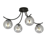 Lampa sufitowa BOSTON 4 BLACK/GRAFIT