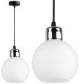 Nowoczesna Lampa Wisząca Szklana Kula WHITE GLASS #531 