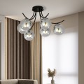 Lampa sufitowa BOSTON 6 BLACK/GRAFIT