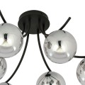Lampa sufitowa BOSTON 6 BLACK/GRAFIT