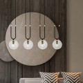 Lampa wisząca GLAM 4 BLACK/TRANSPARENT
