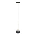 Lampa wisząca GLAM 1 BLACK/STRIPE