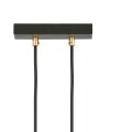 Lampa wisząca GLAM 1 BLACK/STRIPE