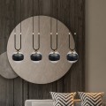 Lampa wisząca GLAM 4 BLACK/STRIPE