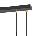 Lampa wisząca GLAM 4 BLACK/STRIPE
