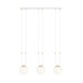 Lampa wisząca GLAM 3 WHITE/OPAL