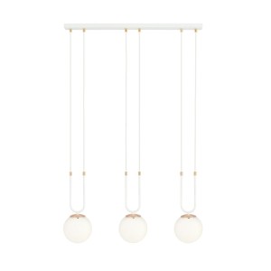Lampa wisząca GLAM 3 WHITE/OPAL