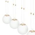Lampa wisząca GLAM 3 WHITE/OPAL