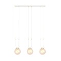 Lampa wisząca GLAM 3 WHITE/MIODOWY