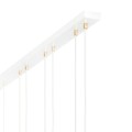Lampa wisząca GLAM 3 WHITE/MIODOWY