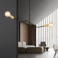 Lampa sufitowa loftowa BOLT 2 BLACK/GOLD