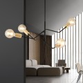 Lampa sufitowa loftowa BOLT 4 BLACK/GOLD